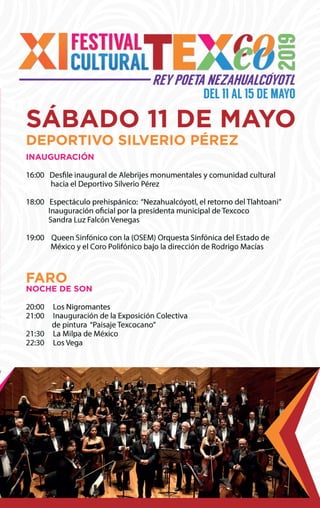 Festival Cultural Texcoco 2019