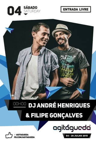 Programa AgitAgueda Art Festival - 2015