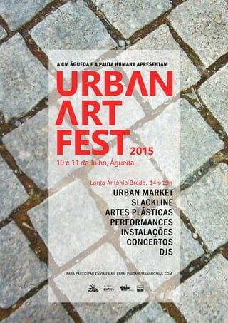 Programa AgitAgueda Art Festival - 2015