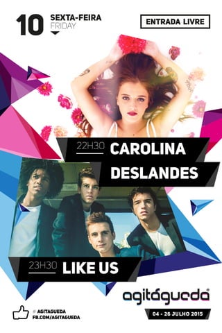 Programa AgitAgueda Art Festival - 2015