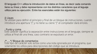 Programa c++ y ejemplos | PPTX