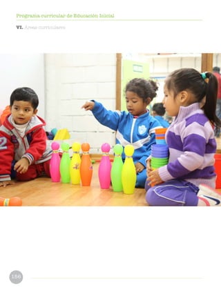 156
Programa curricular de Educación Inicial
VI. Áreas curriculares
 
