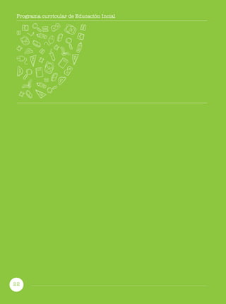 22
Programa curricular de Educación Incial
 