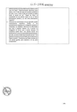 Programa curricular de Educación Primaria 2017