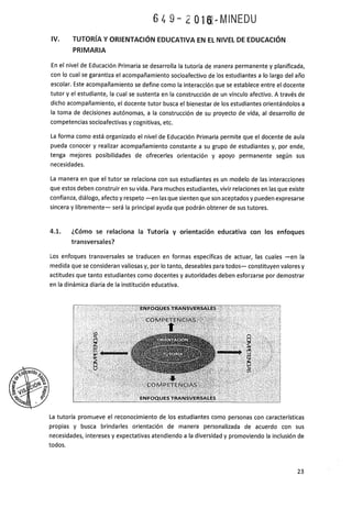 Programa curricular de Educación Primaria 2017