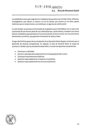 Programa curricular de Educación Primaria 2017