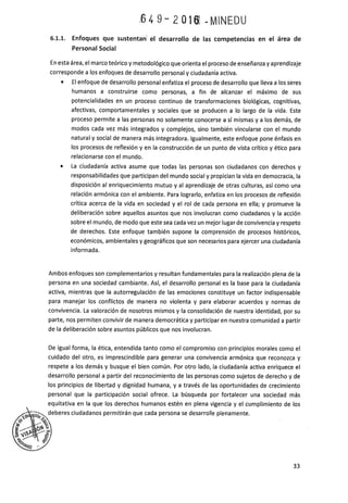 Programa curricular de Educación Primaria 2017