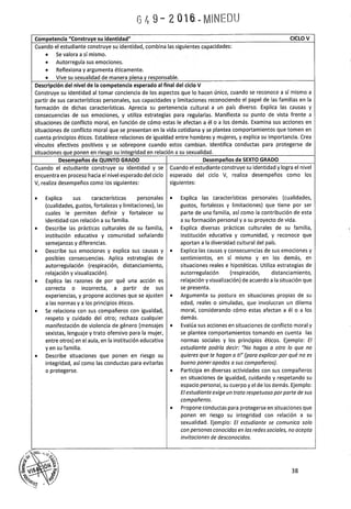 Programa curricular de Educación Primaria 2017