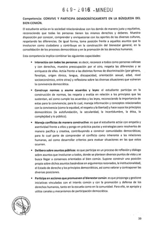 Programa curricular de Educación Primaria 2017