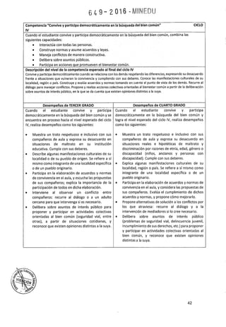 Programa curricular de Educación Primaria 2017