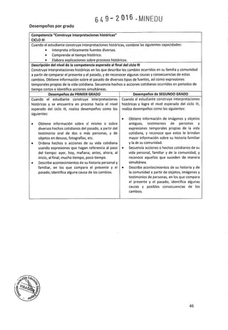 Programa curricular de Educación Primaria 2017