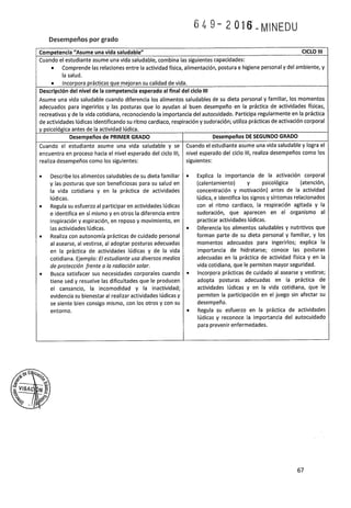 Programa curricular de Educación Primaria 2017