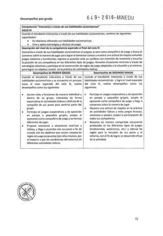 Programa curricular de Educación Primaria 2017