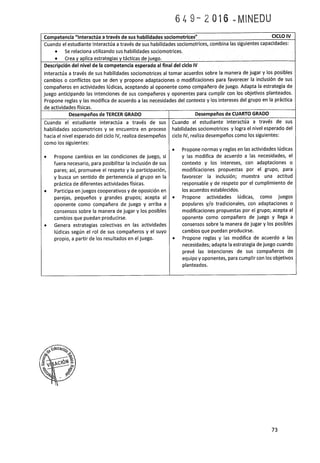 Programa curricular de Educación Primaria 2017