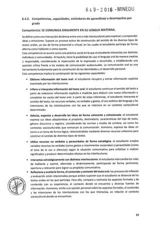 Programa curricular de Educación Primaria 2017