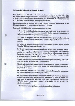 PROGRAMA DE GOBIERNO ALIANZA LIBERTAD Y DEMOCRACIA
