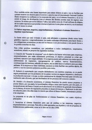 PROGRAMA DE GOBIERNO ALIANZA LIBERTAD Y DEMOCRACIA
