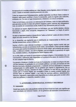 PROGRAMA DE GOBIERNO ALIANZA LIBERTAD Y DEMOCRACIA