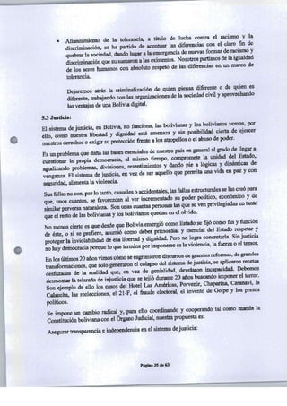 PROGRAMA DE GOBIERNO ALIANZA LIBERTAD Y DEMOCRACIA