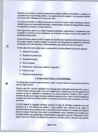 PROGRAMA DE GOBIERNO ALIANZA LIBERTAD Y DEMOCRACIA