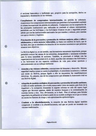 PROGRAMA DE GOBIERNO ALIANZA LIBERTAD Y DEMOCRACIA