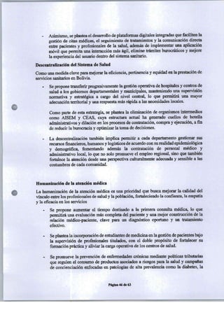 PROGRAMA DE GOBIERNO ALIANZA LIBERTAD Y DEMOCRACIA
