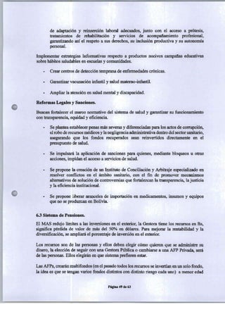 PROGRAMA DE GOBIERNO ALIANZA LIBERTAD Y DEMOCRACIA