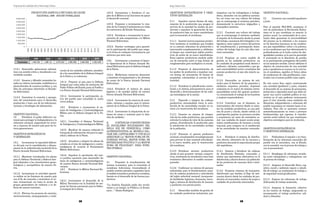 Propuesta del candidato de la Patria Hugo Chávez

Hugo Chávez Frías
	

PRODUCCIÓN AGRÍCOLA PECUARIA DE LECHE
NACIONAL 1998 - 2019 EN TONELADAS

1.6.3.2.	 Incrementar y fortalecer el empleo de la Milicia en las funciones de apoyo
al desarrollo nacional.
1.6.3.3.	 Fomentar e incrementar la creación de los Cuerpos Combatientes en todas
las estructuras del Estado Venezolano.
1.6.3.4.	 Fortalecer e incrementar la incorporación de más compatriotas a la Milicia
Nacional Bolivariana.
1.6.3.5.	 Diseñar estrategias para garantizar la participación del pueblo que asegure la lucha en cualquier circunstancia, por
adversas que estas sean.

1.5.3.1	 Desarrollar aplicaciones informáticas con sentido crítico y atendiendo a necesidades sociales.
1.5.3.2	 Generar y difundir contenidos basados en valores nacionales, multiétnicos y
pluriculturales de nuestros pueblos; y, con
ellos los principios inherentes al Socialismo Bolivariano.
1.5.3.3	 Garantizar la creación y apropiación del conocimiento para el desarrollo,
producción y buen uso de las telecomunicaciones y tecnologías de información.
OBJETIVO NACIONAL:
1.6	
Fortalecer el poder defensivo nacional para proteger la Independencia y la
soberanía nacional, asegurando los recursos y riquezas de nuestro país para las futuras generaciones.
OBJETIVOS ESTRATÉGICOS
Y GENERALES:
1.6.1.	 Incrementar la capacidad defensiva del país con la consolidación y afianzamiento de la redistribución territorial de la
Fuerza Armada Nacional Bolivariana.
1.6.1.1.	 Mantener actualizados los planes
para la Defensa Territorial y Defensa Integral adaptados a las características geoestratégicas y sociopolíticas de nuestra Patria.
1.6.1.2.	 Incrementar la actividad operativa militar en las fronteras de nuestro país
con el fin de controlar y neutralizar el crimen trasnacional, así como la acción de
grupos generadores de violencia y la defensa de nuestro territorio.

cación de las unidades militares, atendiendo a las necesidades de la Defensa Integral
de la Patria y su soberanía.
1.6.1.4.	 Preparar al país para la Defensa
Integral que cubra todas las instancias del
Poder Público del Estado junto al Pueblo y
a la Fuerza Armada Nacional Bolivariana.
1.6.1.5.	 Incrementar la participación activa del pueblo para consolidar la unión
cívico-militar.
1.6.2.	 Fortalecer e incrementar el sistema de Inteligencia y Contrainteligencia
Militar para la Defensa Integral de la Patria.
1.6.2.1.	 Consolidar el Sistema Territorial
de Inteligencia y Contrainteligencia Militar.
1.6.2.2.	 Masificar de manera ordenada la
búsqueda de información útil para la seguridad y defensa de la Patria.
1.6.2.3.	 Actualizar y adaptar los planes de
estudio en el área de inteligencia y contrainteligencia de acuerdo al Pensamiento
Militar Bolivariano.
1.6.2.4.	 Impulsar la aprobación del marco jurídico necesario para desarrollar las
áreas de inteligencia y contrainteligencia
de nuestra Fuerza Armada Nacional Bolivariana.
1.6.3.	 Fortalecer la Milicia Nacional Bolivariana.
1.6.3.1.	 Incrementar el desarrollo de la
Milicia Territorial con la finalidad de asegurar las fuerzas necesarias para la Defensa Integral de la Patria.

1.6.1.3.	 Efectuar los procesos de creación,
reestructuración, reequipamiento y reubi-

18

1.6.4.	 Incrementar y mantener el Apresto Operacional de la Fuerza Armada Nacional Bolivariana para la Defensa Integral
de la Patria.
1.6.4.1.	 Modernizar, conservar, almacenar
y mantener el equipamiento y los sistemas
de armas de la Fuerza Armada Nacional
Bolivariana.
1.6.4.2.	 Fortalecer el sistema de apoyo
logístico y de sanidad militar de nuestra
Fuerza Armada Nacional Bolivariana.
1.6.4.3.	 Incrementar las reservas de materiales, sistemas y equipos para el sostenimiento de la Defensa Integral de la Patria.
1.6.4.4.	 Incrementar la adquisición de sistemas de armas y materias para la dotación de unidades.
II.	
CONTINUAR CONSTRUYENDO
EL SOCIALISMO BOLIVARIANO DEL
SIGLO XXI EN VENEZUELA, COMO
ALTERNATIVATIVA AL MODELO SALVAJE DEL CAPITALISMO Y CON ELLO
ASEGURAR LA “MAYOR SUMA DE SEGURIDAD SOCIAL, MAYOR SUMA DE
ESTABILIDAD POLITICA Y LA MAYOR
SUMA DE FELICIDAD”, PARA NUESTRO PUEBLO.
OBJETIVO NACIONAL:
2.1	
Propulsar la transformación del
sistema económico, para la transición al
socialismo bolivariano, trascendiendo el
modelo rentista petrolero capitalista hacia
el modelo económico productivo socialista,
basado en el desarrollo de las fuerzas productivas.
“La América Española pedía dos revoluciones a un tiempo, la Pública y la Económica…” Simón Rodríguez.

	

OBJETIVOS ESTRATÉGICOS Y OBJETIVOS GENERALES:
2.1.1	 Impulsar nuevas formas de organización de la producción que pongan al
servicio de la sociedad los medios de producción e impulsen la generación de tejido productivo bajo un nuevo metabolismo
para la transición al socialismo.
2.1.1.1	 Insertar nuevos esquemas productivos tendentes al socialismo que irradien
en su entorno relaciones de producción e
intercambio complementarias y solidarias,
al tiempo que constituyan tejidos productivos de sostén de un nuevo metabolismo.
Estos injertos productivos tendrán políticas de asociación entre sí bajo formas de
conglomerados para multiplicar su escala.
2.1.1.2	 Propiciar la democratización de
los medios de producción e impulsar nuevas formas de articulación de formas de
propiedad, colocándolas al servicio de la
sociedad.
2.1.1.3	 Fortalecer la planificación centralizada y el sistema presupuestario para el
desarrollo y direccionamiento de las cadenas estratégicas de la nación.
2.1.2	 Expandir e integrar las cadenas
productivas orientándolas hacia la satisfacción de las necesidades sociales en camino a la construcción del socialismo.
2.1.2.1	 Generar un sistema de integración de las redes productivas, que permita
articular la cadena de valor de las materias
primas, diversificando la producción para
la satisfacción de las necesidades sociales
de la población.
2.1.2.2	 Potenciar el aparato productivo
nacional, actualizándolo tecnológicamente
para proveer la base material articulándolo al nuevo modelo, para la construcción
del socialismo.
2.1.2.3	 Fortalecer sectores productivos
donde el país presente ventajas comparativas, orientando los excedentes como base
económica alternativa al modelo monoexportador.
2.1.2.4	 Conformar un sistema de parques
industriales para el fortalecimiento temático de cadenas productivas y articulación
del tejido industrial nacional, incorporando facilidades logísticas, formación, tecnología y sistema de distribución de insumos
y productos con precios justos.

ticipativos con los trabajadores y trabajadoras, alineados con las políticas nacionales, así como con una cultura del trabajo
que se contraponga al rentismo petrolero,
desmontando la estructura oligopólica y
monopólica existente.
2.1.3.1	 Construir una cultura del trabajo
que se contraponga al rentismo mediante
el impulso de la formación desde la praxis
del trabajo, conciencia del trabajador y trabajadora, como sujetos activos del proceso
de transformación y participación democrática del trabajo bajo los más altos intereses nacionales.
2.1.3.2	 Propiciar un nuevo modelo de
gestión en las unidades productivas -en
las unidades de propiedad social directa e
indirecta-; eficiente, sustentable y que genere retornabilidad social o económica del
proceso productivo al más alto interés nacional.
2.1.3.3	 Desarrollar un sistema de estímulos para el fomento de las pequeñas y
medianas empresas privadas, empresas
conjuntas en un marco de máxima corresponsabilidad social del aparato productivo, reconociendo el trabajo de los hombres
y mujeres emprendedores.
2.1.3.4	 Contribuir con el bienestar socioeconómico del entorno donde se asienten las unidades productivas, en una política de punto y círculo, dando cabida a la
participación popular en procesos sociales
y económicos así como de contraloría social. Las unidades de mayor escala propiciarán ramificaciones de insumos a escala
comunal, para cooperar en la satisfacción
de las necesidades de nuestras comunidades.
2.1.4	 Fortalecer el sistema de distribución directa, alternativa de los insumos y
productos atacando la especulación propia
del capitalismo.
2.1.4.1	 Generar y fortalecer las cadenas
de distribución Estatales, comunales y
mixtas que representen alternativas en la
distribución y ahorro directo a la población
de los productos de consumo final e intermedio.
2.1.4.2	 Propiciar sistemas de transporte,
distribución que tiendan al flujo de mercancías directo desde las unidades de producción al consumidor, centros de acopio o
unidades de producción intermedias.

OBJETIVO NACIONAL:
2.2	
Construir una sociedad igualitaria
y justa.
Para el período 2013-2019, asumimos el
reto de profundizar la Revolución Bolivariana en lo que constituye su esencia: la
justicia social. La continuidad de la revolución debe garantizar la irreversibilidad
del proceso en lo referente a los avances
en los derechos humanos; en las condiciones que imposibiliten volver a la pobreza,
en las condiciones que han determinado la
profundización en la lucha contra las desigualdades sociales; en lo que ha permitido
ir avanzando en la liberación de pueblo;
en la participación protagónica del pueblo
en las misiones sociales. Llevar adelante el
objetivo de construcción de una sociedad
justa e igualitaria es avanzar en la ruta hacia el socialismo, significa el futuro pleno
de condiciones de vida gratificantes, construidas con el mismo pueblo como sujeto.
En esta nueva fase, seguir construyendo
una sociedad igualitaria y justa, requiere
el desarrollo de un sistema de prevención,
protección y seguridad social que debe adquirir una nueva cualidad política al convertirse en el más poderoso instrumento
para el vivir viviendo, como condición de
liberación, independencia y soberanía del
pueblo venezolano en tránsito hacia el socialismo. Para ello es necesario avanzar
extraordinariamente en torno a procesos
fundamentales que suponen la transformación social radical, los que constituyen
objetivos estratégicos para la revolución.
OBJETIVOS ESTRATÉGICOS
Y OBJETIVOS GENERALES:
2.2.1	 Profundizar el impulso a la transformación de las relaciones esenciales del
pueblo con la naturaleza, con el Estado,
con la sociedad, con el proceso de trabajo y
con el pensamiento.
2.2.1.1	 Despliegue de relaciones socialistas entre trabajadores y trabajadoras con
el proceso de trabajo.
2.2.1.2	 Asegurar el desarrollo físico, cognitivo, moral y ambiente seguro y saludable de trabajo, en condiciones de trabajo y
de seguridad social gratificantes.
2.2.1.3	 Superar las relaciones de trabajo
disfrazadas de trabajo asalariado.
2.2.1.4	 Asegurar la formación colectiva
en los centros de trabajo, asegurando su
incorporación al trabajo productivo, solidario y liberador.

2.1.3	 Desarrollar modelos de gestión de
las unidades productivas incluyentes, par-

19

 