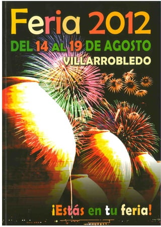Programa Feria de Villarrobledo 2012