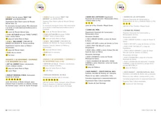 FIRES
D’INCA
2016
FIRES
D’INCA
2016
30 / FIRES D’INCA 2016 FIRES D’INCA 2016 / 31
> 20.00 h Tast de cervesa “MEET THE
BREWER” amb BEERLOVERS.
Organització: Beer Room (carrer de Mossèn
Bernat Salas, 13).
És necessària inscripció prèvia. Més informació
a la tenda, a la web (beerroommallorca.com) o
al Facebook.
34 carrer de Mossèn Bernat Salas.
> 21.00 h ACTUACIÓ del grup TIMBA TUMBET.
Salsa i música llatina.
17 plaça de Santa Maria la Major.
> 22.00 h “INCA SOUND”, CONCURS DE
BANDES DE MÚSICA ‘16. Tercera semifinal.
Organització: Casal de Joves sa Fàbrica i
Incameraveu.
7 plaça del Mercat Cobert.
> 01.00 h 4L en concert.
12 Sa Lluna.
DISSABTE, 5 DE NOVEMBRE, I DIUMENGE,
6 DE NOVEMBRE (tot el dia)
> ART AL CARRER Pintors, caricaturistes,
músics, estàtues vivents...
17 plaça de Santa Maria la Major.
3 carrer Major
> MERCAT MEDIEVAL D’INCA. Animacions
durant tot el mercat.
2 17 18 19 30 15
carrer del Comerç, el Bisbe Llompart, plaça
d’Antoni Fluxà, la Quartera, la Llibertat, avenida
del General Luque i carrer de Jaume Armengol.
> 20.00 h Cata de cerveza “MEET THE
BREWER” con BEERLOVERS.
Organiza: Beer Room (calle de Mossèn Bernat
Salas, 13)
Es necesaria inscripción previa. Más información
en la tienda, la web (beerroommallorca.com) o
Facebook.
34 carrer de Mossèn Bernat Salas.
> 21.00 h ACTUACIÓN del grupo TIMBA
TUMBET. Salsa y música latina.
17 plaza de Santa Maria la Major.
> 22.00 h “INCA SOUND”, CONCURSO DE
BANDAS DE MÚSICA ‘16. Tercera semifinal.
Organiza: Casal de Jóvenes sa Fàbrica y
Incameraveu
7 plaza del Mercat Cobert.
> 01.00 h 4L en concierto.
12 Sa Lluna.
SÁBADO, 5 DE NOVIEMBRE, Y DOMINGO, 6
DE NOVIEMBRE (todo el dia)
> ARTE EN LA CALLE. Pintores, caricaturistas,
músicos, estatuas vivientes....
17 plaza de Santa Maria la Major.
3 calle Major
> MERCADO MEDIEVAL DE INCA.
Animaciones durante todo el mercado.
2 17 18 19 30 15
calle del Comerç, Bisbe Llompart, plaza d’Antoni
Fluxà, la Quartera, la Llibertat, avenida del
General Luque y calle de Jaume Armengol.
> BARRI DELS ARTESANS Organització:
Associació de Comerciants i Restauradors d’Inca,
i Sindicat Obrer la Pau.
4 5 6
carrer de la Pau, l’Estrella i Miquel Duran.
> CUINES DEL MÓN.
Organització: Associació de Comerciants i
Restauradors d’Inca.
Actuacions dissabte:
> 17.00 h DREAM SCHOOL a càrrec de Dream
& Dance.
> 18.00 h HIP-HOP a càrrec de Gimnàs La Cima.
> 19.00 h POP THE BALLET a càrrec
d’Espaidansa.
> 20.00 h BALL URBÀ a càrrec d’Urban Peis del
Casal de Joves sa Fàbrica.
Actuacions diumenge:
> 18.00 h EXHIBICIÓ a càrrec de l’Escola
Municipal de Dansa.
> 19.00 h EXHIBICIÓ DE BACHATA I RODA
CUBANA a càrrec d’alumnes i amics de l’escola
INCA BALLA
10 plaça de Mallorca
> RATA MARKET – EDICIÓ ESPECIAL INCA
Fantàstic mercadet de disseny, art i artesania.
Música en viu, tallers, contacontes i més...
Consultau programació a www.ratamarket.com
Organització: Rata. Cultura expandida.
25 Claustre de Sant Domingo.
> BARRIO DE LOS ARTESANOS
Organiza: Asociación de Comerciantes y
Restauradores de Inca, y Sindicato Obrero La Paz.
4 5 6
calle de la Pau, l’Estrella i Miquel Duran.
> COCINAS DEL MUNDO.
Organiza: Asociación de Comerciantes y
Restauradores de Inca.
Actuaciones sábado:
> 17.00 h DREAM SCHOOL a cargo de Dream &
Dance.
> 18.00 h HIP-HOP a cargo de Gimnàs La Cima.
> 19.00 h POP THE BALLET a cargo de
Espaidansa.
> 20.00 h BAILE URBANO a cargo de Urban
Peis del Casal de Jóvenes sa Fàbrica.
Actuaciones domingo:
> 18.00 h EXHIBICIÓN a cargo de la Escuela
Municipal de Danza.
> 19.00 h EXHIBICIÓN DE BACHATA Y RUEDA
CUBANA a cargo de alumnos y amigos de la
escuela INCA BALLA
10 plaza de Mallorca
> RATA MARKET – EDICIÓN ESPECIAL INCA
Fantástico mercadillo de diseño, arte y artesanía.
Música en vivo, talleres, cuentacuentos y más...
Consultad programación en www.ratamarket.com
Organiza: Rata. Cultura expandida..
25 Claustro de Sant Domingo.
 