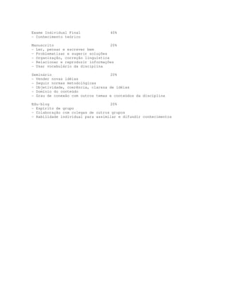 Programa Gestão da Informação e TESI