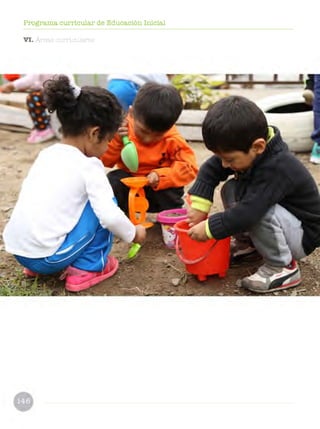 Programa curricular de Educación Inicial
VI. Áreas curriculares
 