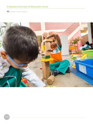 174
Programa curricular de Educación Inicial
VI. Áreas curriculares
 