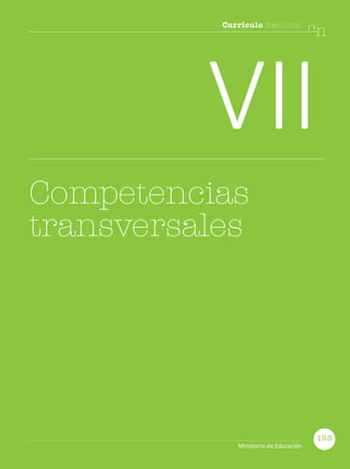 Currículo Nacional
cn
VII
Competencias
transversales
193
Ministerio de Educación
 