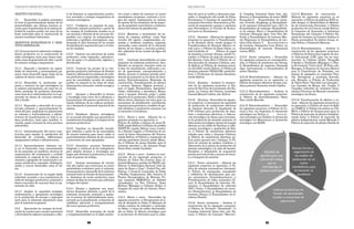 Propuesta del candidato de la Patria Hugo Chávez
30
Hugo Chávez Frías 	
	
31
OBJETIVO NACIONAL:
3.2.	 Desarrollar el poderío económico
en base al aprovechamiento óptimo de las
potencialidades que ofrecen nuestros re-
cursos para la generación de la máxima fe-
licidad de nuestro pueblo, así como de las
bases materiales para la construcción de
nuestro socialismo bolivariano.
OBJETIVOS ESTRATÉGICOS Y OBJE-
TIVOS GENERALES:
3.2.1 Avanzar hacia la soberanía e indepen-
dencia productiva en la construcción de
redes estratégicas tanto para bienes esen-
ciales como de generación de valor, a partir
de nuestras ventajas comparativas.
3.2.1.1	 Expandir y fortalecer las capaci-
dades de extracción y procesamiento pri-
mario como desarrollo aguas abajo de las
cadenas de hierro, acero y aluminio.
3.2.1.2	 Desarrollar la producción pri-
maria y construir los ejes estratégicos en
la química petroquímica, así como las ca-
denas asociadas de productos derivados;
como base de la industrialización en la ge-
neración de bienes de consumo interme-
dios y finales.
3.2.1.3	 Expansión y desarrollo de la pro-
ducción primaria y aprovechamiento fo-
restal del país, ampliando las plantaciones
en volumen y territorialmente, e infraes-
tructura de transformación en toda la ca-
dena productiva, tanto para muebles, vi-
viendas, papel e insumos de otros procesos
industriales.
3.2.1.4	 Industrialización del sector cons-
trucción para atender la satisfacción del
desarrollo de viviendas, edificaciones,
equipamiento urbano e infraestructura.
3.2.1.5	 Aprovechamiento soberano tan-
to en la extracción como procesamiento
de los minerales no metálicos; técnicas de
maximización del rendimiento y cuidado
ambiental, en especial de las cadenas de
cemento y agregados de construcción e in-
sumos productivos especiales (feldespato,
caolín) y nuevos desarrollos como el col-
tán.
3.2.1.6	 Construcción de un amplio tejido
industrial, asociado a una arquitectura de
redes de sinergias productivas, orientado a
bienes esenciales de consumo final y/o ge-
neración de valor.
3.2.1.7	 Ampliar la capacidad instalada,
modernización y apropiación tecnológica
en la producción de envases y empaques
tanto para la soberanía alimentaria como
para la industria en general.
3.2.2	 Aprovechar las ventajas de locali-
zación de nuestro país a escala continental
y diversidad de regiones nacionales, a efec-
to de fomentar su especialización produc-
tiva, asociadas a ventajas comparativas de
sectores estratégicos.
3.2.2.1	 Configurar un esquema de espe-
cialización espacial productiva a partir de
las ventajas de localización basadas en el
uso racional y eficiente de los recursos dis-
ponibles con criterios de independencia,
soberanía y equilibrio interregional, cons-
tituyendo el alma funcional de las escalas
de planificación espacial del país y el siste-
ma de ciudades.
3.2.2.2	 Generar una estructura de sostén
productivo, redes regionales, infraestruc-
tura de apoyo a la producción, logística y
distribución.
3.2.2.3	 Construir los pivotes de la inte-
gración productiva bolivariana de Nuestra
América, definiendo los eslabones de cade-
nas productivas compartidas y estratégicas
para las necesidades sociales de nuestro
pueblo; en especial en las áreas de salud,
alimentación, educación, vestido, energía y
vivienda.
3.2.3	 Apropiar y desarrollar la técnica
y tecnología como clave de la eficiencia y
humanización del proceso productivo; an-
clando eslabones de las cadenas producti-
vas y desatando el potencial espacial de las
mismas.
3.2.3.1	 Establecer alianzas estratégicas
en un mundo pluripolar que garanticen la
transferencia tecnológica y la mejora de los
procesos productivos.
3.2.3.2	 Impulsar un desarrollo tecnoló-
gico soberano a partir de las necesidades
de nuestra industria para hacer viable el
aprovechamiento eficiente de los recursos
y estructuras de costo apropiadas.
3.2.3.3	 Garantizar procesos formativos
integrales y continuos de los trabajadores
para adoptar técnicas y tecnologías que
hagan más eficiente la producción y huma-
nizar el proceso de trabajo.
3.2.4	 Generar mecanismos de circula-
ción del capital, que construyan un nuevo
metabolismo económico para el estímulo,
funcionamiento y desarrollo de la industria
nacional tanto en fuentes de financiamien-
to, dinámicas de escala productiva como
sistema de flujo de recursos que enfrenten
la lógica del capital.
3.2.4.1	 Diseñar e implantar una arqui-
tectura financiera eficiente, a partir de la
soberanía alcanzada, orientada a apalan-
car el proceso de industrialización nacio-
nal tanto en la planificación, evaluación de
viabilidad, ejecución y acompañamiento
del nuevo aparato productivo.
3.2.4.2	 Desarrollar economías de escala
y complementariedad en el tejido produc-
tivo social a objeto de construir un nuevo
metabolismo económico, contrario a la ló-
gica del capital. Implementar un sistema
de aportes de los excedentes de las empre-
sas de propiedad social directa e indirecta,
dentro del sistema de planificación.
3.2.4.3	 Mantener e incrementar los sis-
temas de compras públicas -como flujo
circular del capital-, conglomerados, pe-
queñas y medianas empresas, empresas
comunales, como motores de la ubicación
directa de los bienes y servicios produci-
dos, saliéndose de los canales de lógica del
capital.
3.2.5	 Continuar desarrollando así como
propulsar los eslabones productivos, iden-
tificados en proyectos concretos tanto en
la fase: de consolidación, edificación e ini-
cio de operaciones, conceptualización y
diseño; durante el próximo periodo presi-
dencial de proyectos en las áreas de Auto-
motriz, Electrodomésticos, Materiales de
construcción, Transformación de plástico
y envases, Química, Higiene personal y
para el hogar, Farmacéutico, Agroindus-
triales, Informática y electrónica, Maqui-
naria y equipos, Forestal, pulpa y papel,
Soporte de la producción, Textil y calzado,
Hierro Acero, Aluminio; así como girar un
mecanismo de planificación centralizada,
esquema presupuestario y modelos de ges-
tión eficientes y productivos cónsonos con
la transición al socialismo.
3.2.5.1	 Hierro y acero - Afianzar los si-
guientes proyectos en operación: a)	
Fábrica de cabillas y bobinas de acero SI-
DOR, estado Bolívar; b) Fábrica de cabillas
SIDETUR, estados Bolivar, Lara, Carabo-
bo y Distrito Capital; c) Productora de mi-
neral de hierro Ferrominera del Orinoco,
estado Bolívar; d) Fábrica y reparación de
válvulas petroleras Inveval, estado Miran-
da; e) Fábrica de piezas forjadas para la
industria petrolera y del aluminio Forjas
Santa Clara, estado Carabobo
3.2.5.2	 Hierro y acero - Acelerar la cons-
trucción de los siguientes proyectos: a)
Fábrica de Tubos Sin Costura, Zona In-
dustrial Matanzas, predios de SIDOR, edo.
Bolívar; b) Siderúrgica Nacional “José Ig-
nácio de Abreu e Lima”, Ciudad Piar, edo.
Bolívar; c) Proyecto Laminador de Rieles
y Perfiles, Chaguaramas. Edo. Guárico; d)
Plantas Recuperadoras de Materias Pri-
mas (empresa REMAPCA), en Soledad
(Anzoátegui), La Fría (Táchira), Santa
Bárbara (Monagas) y Cabimas (Zulia); e)
Dragado del canal del río Orinoco, Ferro-
minera.
3.2.5.3	 Hierro y acero - Desarrollar los
sigientes proyectos: a) Recuperación de lí-
nea de decapado en Sidor; b) Máquina de
colada continua de redondos y cuadrados
en Sidor; c) Línea de mallas electrosolda-
das en Sidor; d) Alianza estratégica para
la producción de electrodos para la solda-
dura de acero al carbón y aleaciones espe-
ciales; e) Ampliación del muelle de Palua,
Ferrominera; f) Aumento de capacidad de
transporte ferroviario, Ferrominera; g) Do-
tación de maquinaria, equipos y repuestos
para Ferrominera; h) Circuito de ferroca-
rril nuevo en Ferrominera.
3.2.5.4	 Aluminio – Afianzar los siguientes
proyectos en operación: a) Transformado-
ra de Aluminio Alven, estado Aragua; b)
Transformadora de Aluminio Albarca, es-
tado Lara; c) Fábrica de Rines Rialca, es-
tado Carabobo; d)	 Fábrica de papel
de aluminio y envases Alucasa, estado Ca-
rabobo; e) Fábrica de papel de aluminio y
foil Alunasa, Costa Rica; f) Fábrica de ca-
bles desnudos de aluminio Cabelum, esta-
do Bolívar; g) Fábrica de aluminio prima-
rio ALCASA, estado Bolívar; h) Fábrica de
aluminio primario VENALUM, estado Bo-
lívar; i) Productora de bauxita Bauxilum,
estado Bolívar.
3.2.5.5	 Aluminio – Acelerar la construc-
ción de los siguientes proyectos: a) Em-
presa de Servicios de Laminación del Alu-
minio, en Caicara del Orinoco, municipio
General Manuel Cedeño, edo. Bolívar.
3.2.5.6	 Aluminio – Desarrollar los siguien-
tes proyectos: a) Incremento de capacidad
de producción de conductores eléctricos
de aluminio desnudo; b) Ampliación de
CVG Cabelum para producción de alam-
brón y conductores eléctricos; c) Adecua-
ción tecnológica de Alcasa para incremen-
to de producción de aluminio primario; d)
Adecuación tecnológica sistema de energía
eléctrica en las celdas de Venalum; e) Ade-
cuación tecnológica y ampliación de Rial-
ca; f) Fábrica de conductores eléctricos
aislados para cobre y aluminio Cabelum;
g) Fábrica de conductores eléctricos op-
tical power ground wire, Cabelum; h) Fá-
brica de carretes de madera, Cabelum; i)
Adecuación de la planta de producción de
alumina metarlúgica y la mina de bauxita,
Bauxilum; j) Adquisición de maquinaria
pesada para extracción y acarreo de bauxi-
ta y transporte de material.
3.2.5.7	 Sector automotriz – Afianzar los
siguientes proyectos en operación: a) Fá-
brica de asientos automotrices (Autoseat);
b) Fábrica de estampados, troquelados
y soldaduras de electropuntos para pie-
zas automotrices (Ocimetalmecánica); c)
Transformación de vidrio automotriz (Vi-
vex); d) Ensambladora de vehiculos (Ve-
nirauto); e) Ensambladora de vehiculos
(ZGT, Chery); f) Ensambladora de tracto-
res (Venirantractor); g) Ensambladora de
tractores (Pauny); h) Ensambladora de bi-
cicletas (Fanabi).
3.2.5.8	 Sector automotriz – Acelerar la
construcción de los siguientes proyectos:
a) Fábrica de Tractores “Veneminsk”; b)
Complejo Industrial Santa Inés, edo. Ba-
rinas; c) Fábrica de Camiones “Mazven”;
d) Complejo Industrial Santa Inés, edo.
Barinas; e) Ensambladora de motos (KMV,
Kawasaki); f)	 Ensambladora de camio-
nes (Civetchi, Dongfeng); g) Ensamblado-
ra de camiones (Autopartes Lara, JAC); h)
Ensambladora de camiones (Ensamblado-
ra de oriente, Hino); i) Ensambladora de
tractores (Venequip Agro, Case New Ho-
lland); j) Ensambladora de tractores Mas-
sey Fergunson; k) Ensambladora de trac-
tores (John Deere); l)	 Ensambladora
de tractores (Autopartes Lara, Foton); m)
Ensambladora de tractores (Veneminsk
tractor, MTZ).
3.2.5.9	 Sector automotriz – Desarrollar
los siguientes proyectos en conceptualiza-
ción: a) Fábrica de Autobuses con Yutong;
b) Ensambladora de camiones (Venequip
Agro, International); c) Ensambladora de
motos (Yamaha).
3.2.5.10	 Electrodomésticos – Afianzar los
siguientes proyectos ya en operación: a)
Fábrica de motores eléctricos de baja y me-
diana potencia Venmotor, estado Cojedes.
3.2.5.11	 Electrodomésticos – Acelerar la
construcción de los siguientes proyectos:
a) Fábrica de electrodomésticos Haier,
Yare, estado Miranda.
3.2.5.12	 Electrodomésticos – Desarrollar
los siguientes proyectos: a) Fábrica de Co-
cinas a Gas, con Argentina; b) Asociación
estratégica con Taurus; c) 	 Asocia-
ción estratégica con Fadelca; d) Asociación
estratégica con Motorvenca; e) Asociación
estratégica con MABE.
3.2.5.13	 Materiales de construcción -
Afianzar los siguientes proyectos ya en
operación: a) Fábrica de griferías INAF, es-
tado Aragua; b) Distribuidora de Materia-
les de construcción Ferresidor; c) Fábrica
productora de cal Conacal, estado Bolívar;
d) Cementos de Venezuela; e) Industrias
Venezolanas del Cemento; f) Fabrica Na-
cional de Cemento; g) Cemento Andino; h)
Planta procesadora de piedras Invepi, es-
tado Falcón; i) Sanitarios Maracay.
3.2.5.14	 Electrodomésticos – Acelerar la
construcción de los siguientes proyectos:
a) Fábricas de Estructuras Ligeras de Ace-
ro Galvanizado (LSF) para uso en cons-
trucción; b) Cabimas (Zulia), Tinaquillo
(Cojedes) y Temblador (Monagas); c) Plan-
ta de Cemento “Cerro Azul”, El Pinto, edo.
Monagas; d) Empresa de Insumos Básicos
para la Construcción de Viviendas, con
plantas de agregados en municipio Páez,
edo. Portuguesa, y municipio Acevedo,
edo. Miranda; e) Fábrica de Producción
de Vidrio Plano “Venvidrio Las Llanadas”,
Las Llanadas de Monay, edo. Trujillo; f)
Complejo industrial de cerámicas Gene-
ralisimo Francisco de Miranda (asociación
estratégica con Rusia).
3.2.5.15	 Transformación de plástico y en-
vases - Afianzar los siguientes proyectos ya
en operación: a) Fábrica de sacos de Rafia
en CIAMCA; b) Fábrica de estibas en CIA-
MCA; c) Fábrica de Tanques para agua; d)
Fábrica de inyección de plástico Saniplast,
estado Zulia; e) Fábrica de inyección de
plástico Independencia, estado Miranda; f)
Fábrica de inyección de plástico Batalla de
 