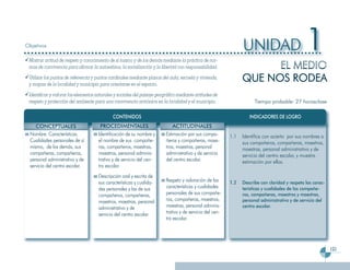 Programa Segundo Grado