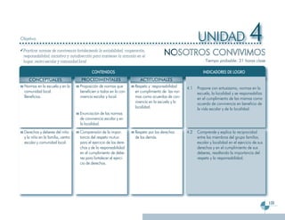 Programa Segundo Grado