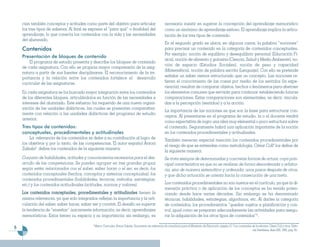 Programa Segundo Grado