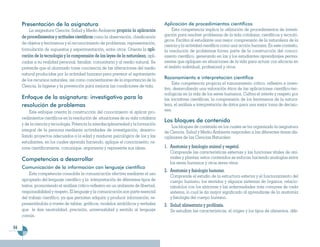 Programa Segundo Grado