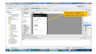 Así quedaría arreglado el
programa de metros a pies
 