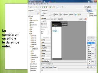 Le
cambiarem
os el Id y
le daremos
enter.
 