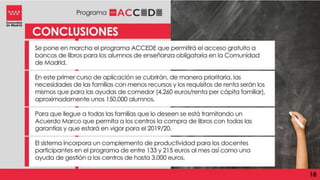 Programa ACCEDE Comunidad de Madrid