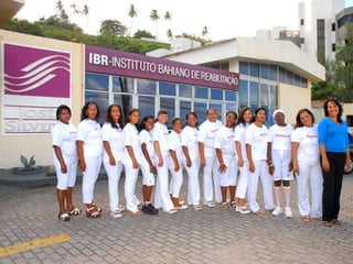 Grupo Encantando Formado por pacientes e mães/cuidadoras de pacientes do IBR, o grupo musical tem a finalidade de reforçar a  autoestima  e a  confiança  dos próprios realizadores. 