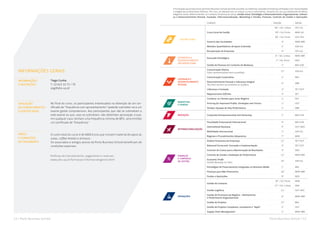 CURSOS EDIÇÃO DATAS
GESTÃO GERAL
Curso Geral de Gestão
58ª / Ed. Lisboa FEV-JUL
59ª / Ed. Porto MAR-JUL
60ª / Ed. Porto OUT-FEV
Governo das Sociedades 4ª MAR-ABR
Metodos Quantitativos de Apoio à Decisão 1ª JUN-JUL
Recuperação de Empresas 4ª FEV-JUL
ESTRATÉGIA E
DESENVOLVIMENTO
ORGANIZACIONAL
Execução Estratégica
6ª / Ed. Lisboa MAR-ABR
7ª / Ed. Porto NOV
Gestão de Pessoas em Contexto de Mudança 1ª MAI-JUN
LIDERANÇA E
DESENVOLVIMENTO
PESSOAL
Comunicação Efetiva
Fazer apresentações bem sucedidas
17ª JUN-JUL
Comunicação Corporativa 1ª MAI
Desenvolvimento Pessoal e Liderança Integral
The best version of ourselves as Leaders
4ª ABR
Liderança e Inovação 2ª SET-OUT
Negociaciones Difíciles 3ª SET
MARKETING
E VENDAS
Conhecer os Clientes para Gerar Negócio 1ª FEV
Princing for Improved Profits: Strategies and Tactics 1ª OUT
Vendas: Equipas de Alta Performance 1ª ABR
INOVAÇÃO Corporate Entrepreneurship and Venturing 1ª MAI-JUN
INTERNACIONALIZAÇÃO
Fiscalidade Empresarial Internacional 4ª MAI-JUN
International Business 4ª OUT-NOV
Mobilidade Internacional 1ª JUN-JUL
Regimes e Procedimentos Aduaneiros 7ª MAR
FINANÇAS
E CONTROLO
DE GESTÃO
Análise Financeira de Empresas 11ª SET-OUT
Balanced Scorecard: Conceção e Implementação 3ª SET-OUT
Controlo de Custos para a Maximização de Resultados 3ª NOV
Controlo de Gestão e Avaliação de Performance 11ª MAR-ABR
Economic Profit
Gestão Baseada no Valor
14ª JUN-JUL
Estratégias de Financiamento Integradas no Business Model 1ª MAI
Finanças para Não Financeiros 16ª MAR-ABR
Fusões e Aquisições 9ª NOV
OPERAÇÕES
Gestão de Compras
16ª / Ed. Porto MAR
17ª / Ed. Lisboa NOV
Gestão Logística 11ª OUT-DEZ
Gestão de Processos de Negócio - Alinhamento
e Performance Organizacional
6ª MAR-ABR
Gestão de Projetos 17ª MAI
Gestão de Projetos Complexos, Inovadores e “Agile” 2ª OUT
Supply Chain Management 1ª MAR-ABR
Porto Business School / 1312 / Porto Business School
INFORMAÇÕES GERAIS
INFORMAÇÕES
E INSCRIÇÕES
AVALIAÇÃO
DE CONHECIMENTOS
E CERTIFICADOS
PREÇO
E CONDIÇÕES
DE PAGAMENTO
Tiago Cunha
T: 22 615 32 72 / 70
pag@pbs.up.pt
No final do curso, os participantes interessados na obtenção de um cer-
tificado de “frequência com aproveitamento” poderão submeter-se a um
exame global compreensivo. Aos participantes que não se submetam a
este exame ou que, caso se submetam, não obtenham aprovação, e que,
em qualquer caso, tenham uma frequência mínima de 80%, será emitido
um certificado de “frequência”.
O custo total do curso é de 4000 Euros que incluem material de apoio às
aulas, coffee-breaks e almoços.
Os associados e antigos alunos da Porto Business School beneficiam de
condições especiais.
Políticas de Cancelamento, pagamento e reservas:
www.pbs.up.pt/formacao/informacoesgerais.html
A Formação para Executivos da Porto Business School permite escolher as melhores soluções formativas alinhadas com necessidades
e exigências profissionais efetivas. Por isso, ao planearmos os nossos cursos e seminários, focamo-nos na sua amplitude temática,
elegendo áreas determinantes no contexto empresarial atual: Gestão Geral, Estratégia e Desenvolvimento Organizacional, Lideran-
ça e Desenvolvimento Pessoal, Inovação, Internacionalização, Marketing e Vendas, Finanças, Controlo de Gestão e Operações.
 