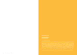 14 / Porto Business School
Associação EGP-U.Porto
Associados Académicos:
Universidade do Porto
Associados Não Académicos:
Amorim Investimentos e Participações, SGPS, S.A. / Associação de Antigos Alunos da Faculdade de Economia
da Universidade do Porto / Banco Banc / Banco Comercial Português, S.A. / Banco BIC / Banco BPI, S.A. / Banco
Espírito Santo, S.A. / Bial - Portela e Companhia, S.A. / Bosch – Termotecnologia Portugal S.A. / Caixa Geral
de Depósitos, S.A. / Câmara Municipal do Porto / Cerealis, SGPS, S.A. / Deloitte / EDP - Energias de Portugal,
S.A. / EDP Estudos e Consultoria / F. Ramada Aços e Indústrias, S.A. / FLAD - Fundação Luso-Americana para
o Desenvolvimento / Galp Energia, SGPS, S.A. / Gameiro & Associados - Sociedade de Advogados, R.L. / Grupo
Gamobar S.G.P.S. / Liberty Seguros S.A. / Medlog SGPS, S.A. / Montepio / Montepio - Associação Mutualista /
Mota-Engil SGPS, S.A. / Nanium, S.A. / PwC / RAR - Sociedade de Controle (Holding), S.A. / REN / Riopele -Têxteis,
S.A. / Samsung / Sonae SGPS, S.A. / Unicer – Bebidas de Portugal, S.A. / Universal Business / Zon Optimus
 