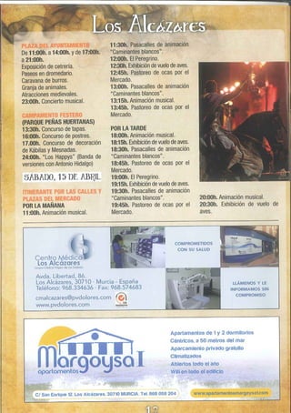 Programa berberiscos Los Alcázares 2017