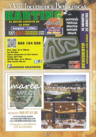 Programa berberiscos Los Alcázares 2017