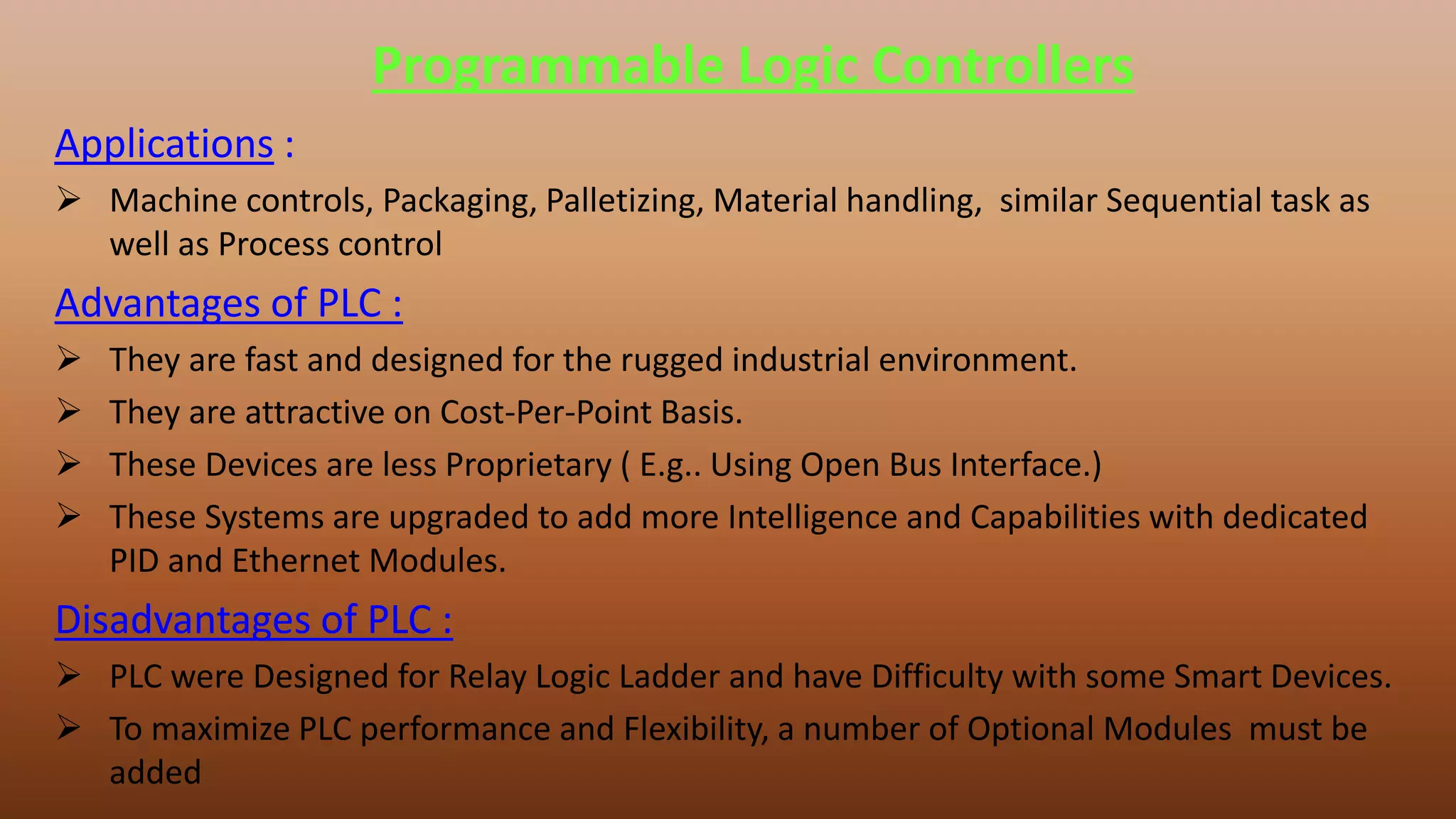 Programmable Logic Controller | PPT