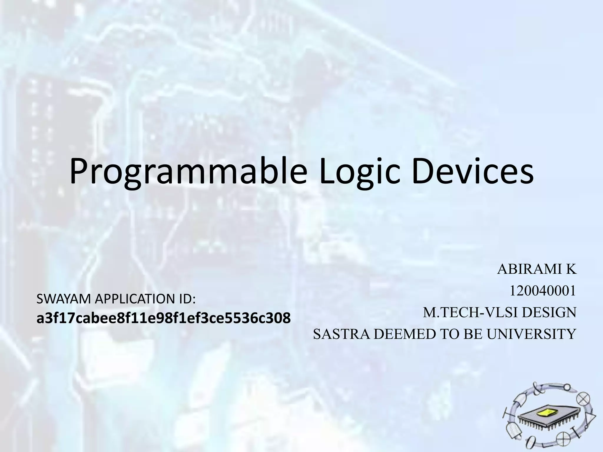 Programable logic devices (1) | PPT