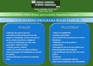 Programa bolsa família (pbf)